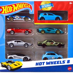 Hot Wheels Véhicules de Base Coffret de 8