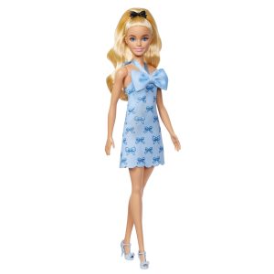 Barbie® Poupée Barbie Fashionistas Robe Dos Nu Bleu Layette