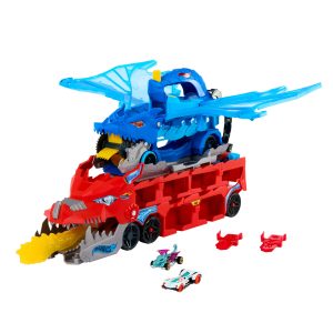 Hot Wheels-Transporteur 2 en 1 Dragons Hot Wheels City