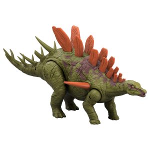 Jurassic World Chaos Theory Wild Roar Kentrosaurus Action Figure, Strike Attack & Sound Dinosaur Toy